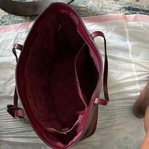 Kate Spade Deep Red Tote Bag